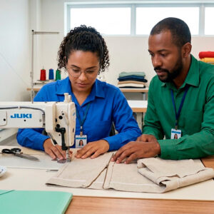 TÉCNICAS DE COSTURA E ACABAMENTOS DE PEÇAS DO VESTUÁRIO