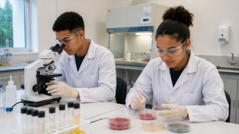 AUXILIAR DE MICROBIOLOGIA