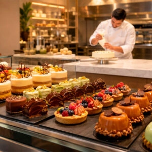 DOCES E TORTAS DE VITRINE